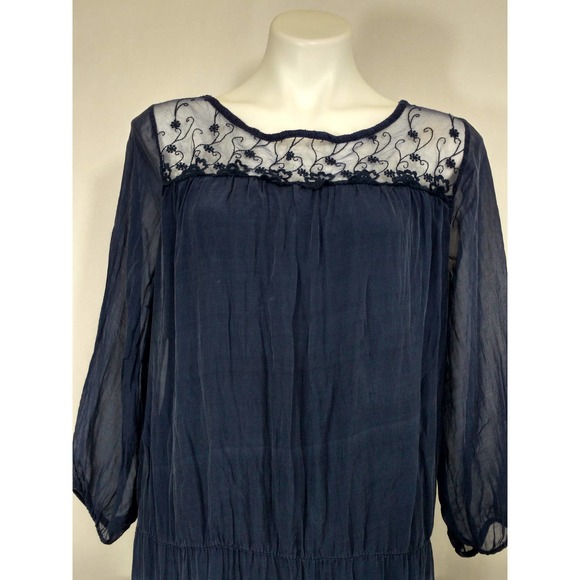 Prontomoda Guisy silk and lace tunic - Picture 5 of 8